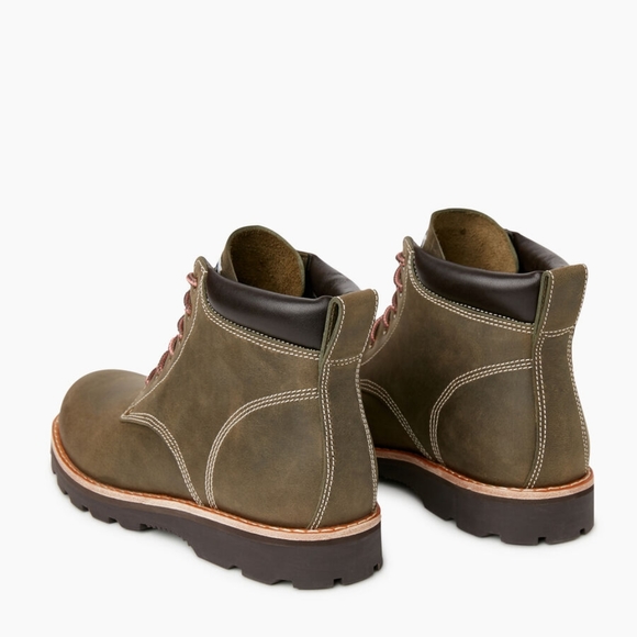 Roots Tuff Leather Boots Size 8- Olive Night - Picture 5 of 14